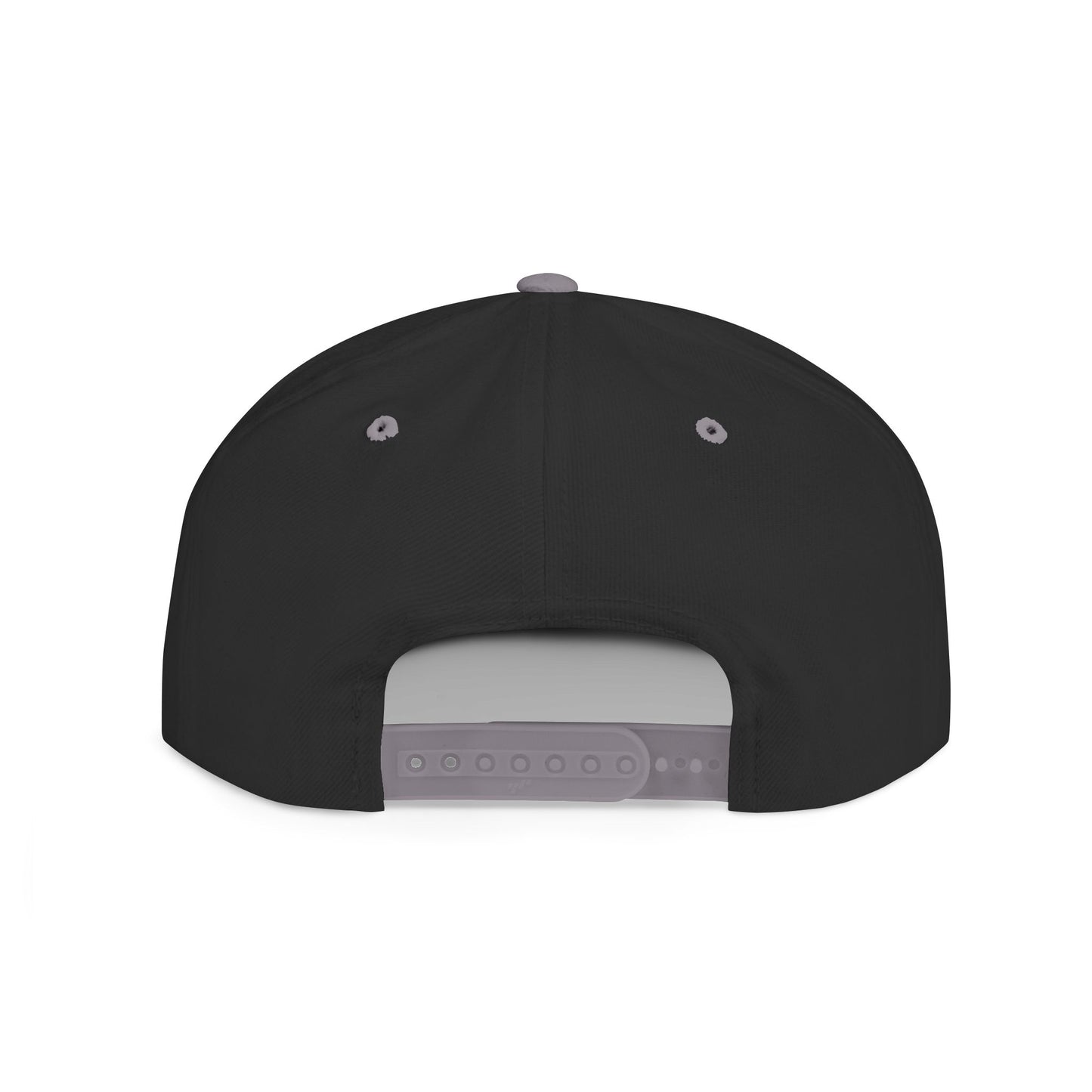 Skull Flame Flat Bill Snapback Hat — "Eadite Live Everywhere" Retro Streetwear